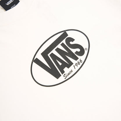 Vans Original Standards Oval Tee White/Black  - VN000PFGYB21