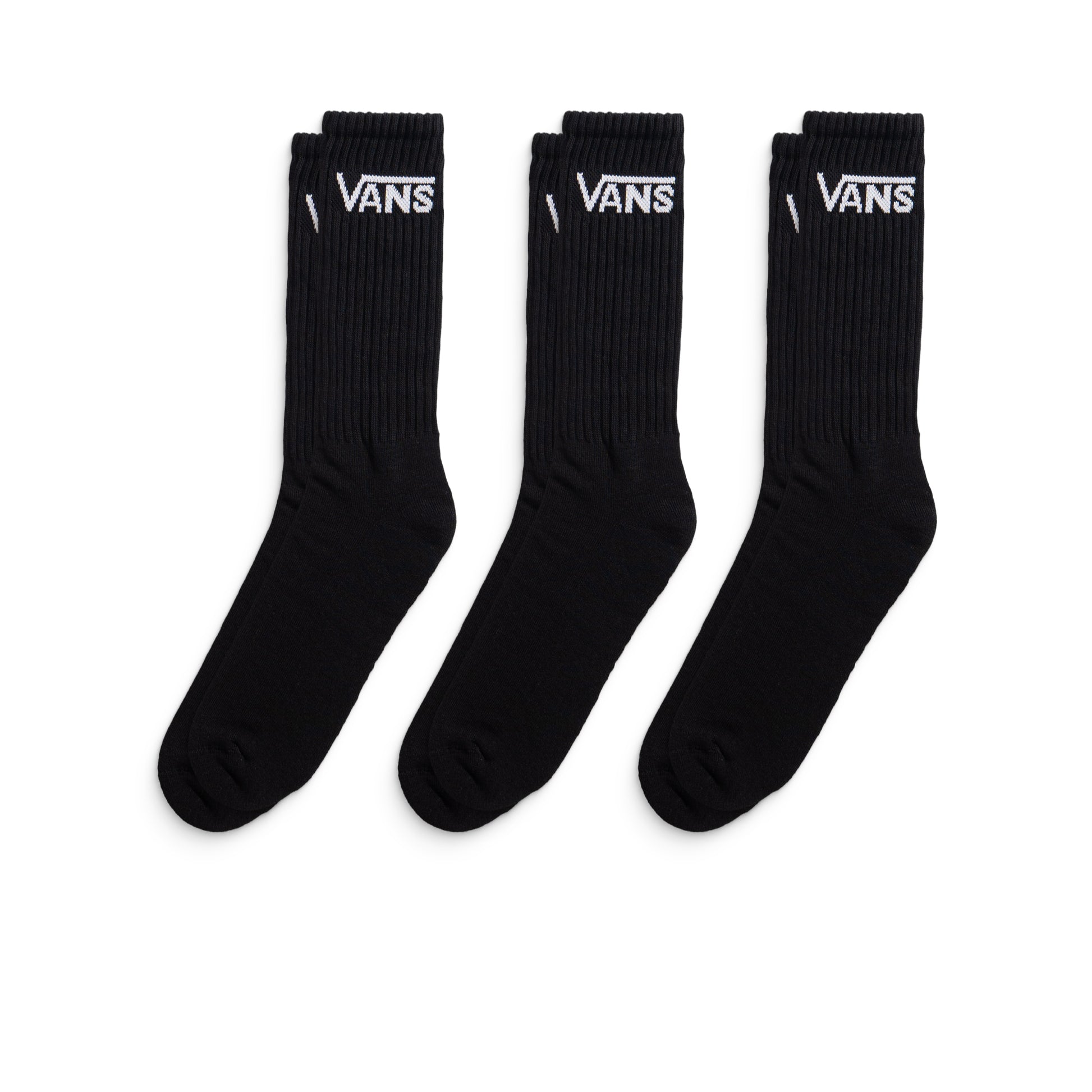 Vans Classic Crew Sock Black  - VN000QBVBLK1