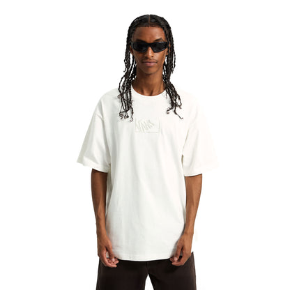 Vans Blocked Box Loose SS Tee Marshmallow  - VN000RAPFS81