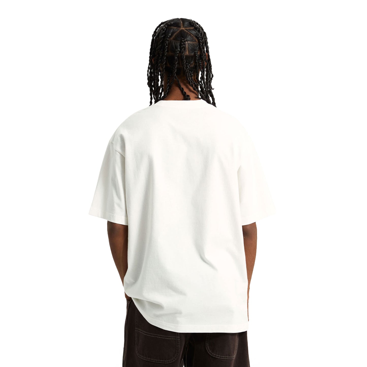 Vans Blocked Box Loose SS Tee Marshmallow  - VN000RAPFS81