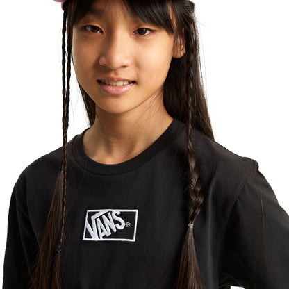 Vans Boys Blocked Box SS Tee Black  - VN000RBCBLK1