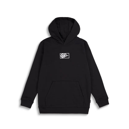 Vans Boys Blocked Box PO Hoodie Black  - VN000RBDBLK1
