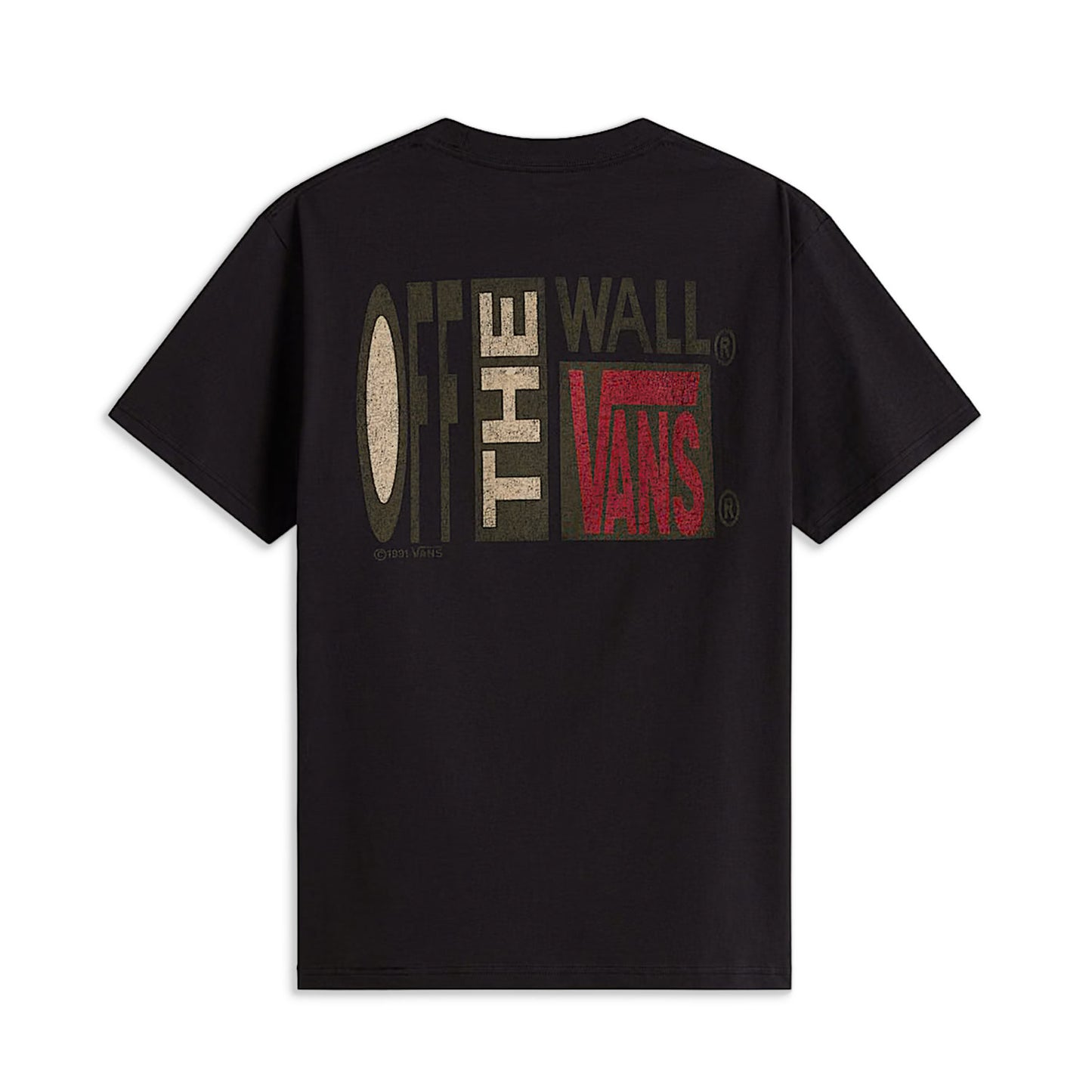 Vans Stretch Stack Crackle SS Tee Black  - VN000SWEBLK1