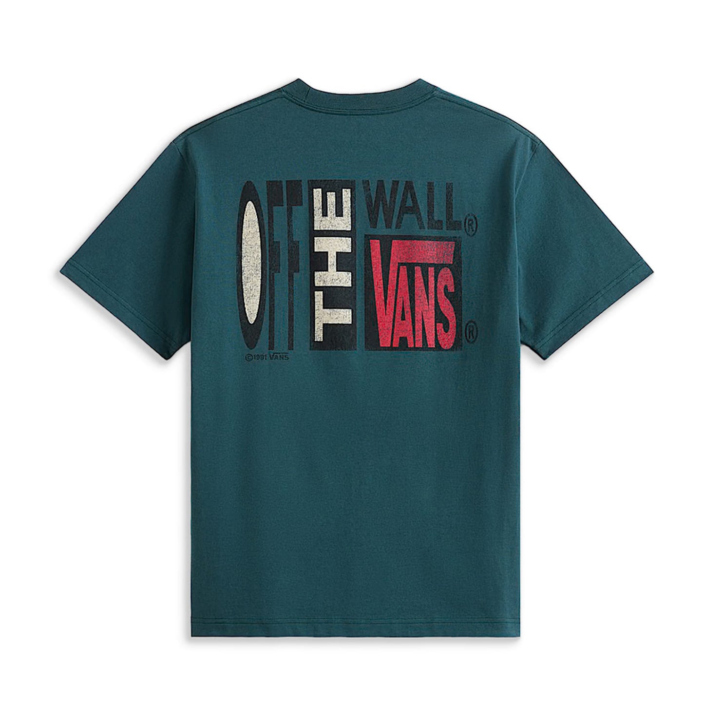 Vans Stretch Stack Crackle SS Tee Mystic Moss  - VN000SWEFRJ1