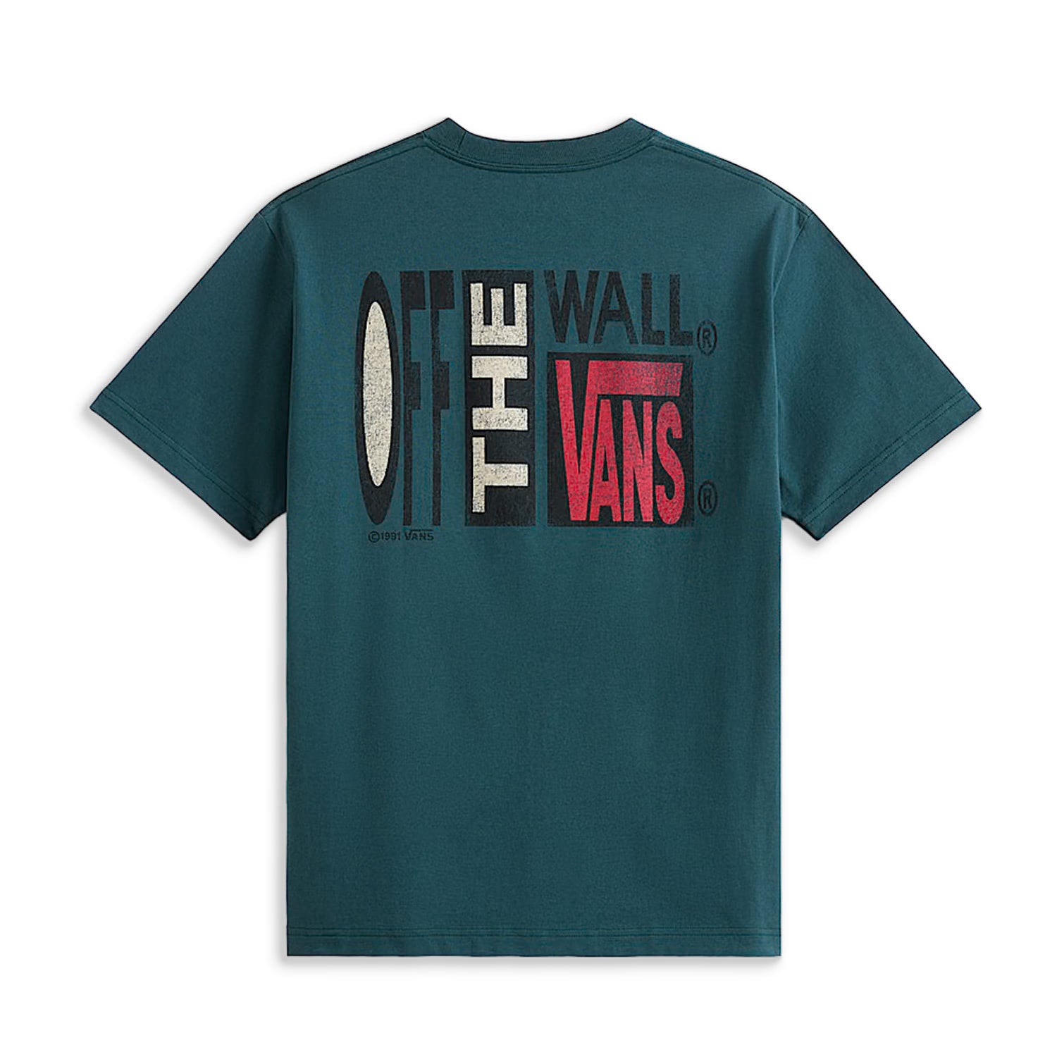 Vans Stretch Stack Crackle SS Tee Mystic Moss  - VN000SWEFRJ1