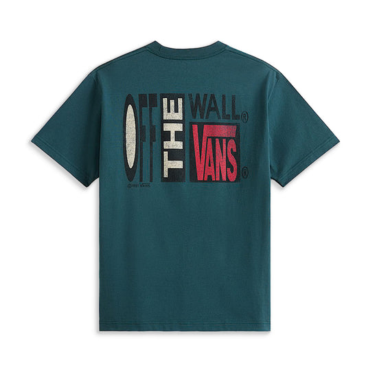 Vans Stretch Stack Crackle SS Tee Mystic Moss  - VN000SWEFRJ1