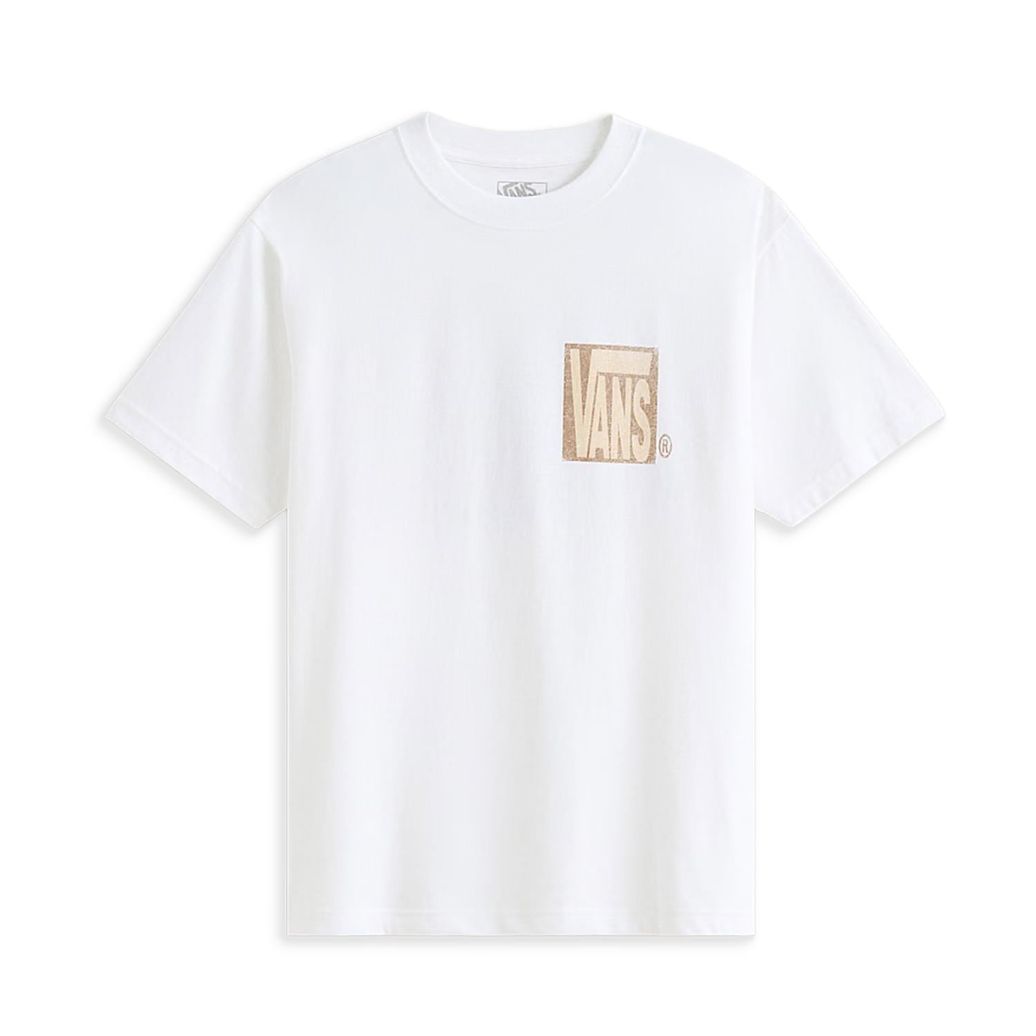 Vans Stretch Stack Crackle SS Tee White  - VN000SWEWHT1