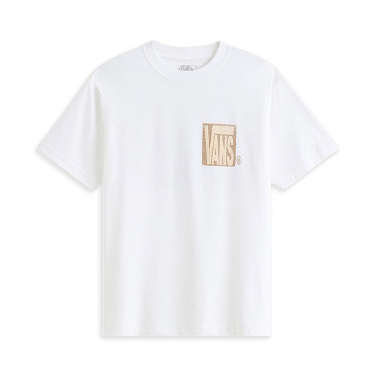Vans Stretch Stack Crackle SS Tee White  - VN000SWEWHT1