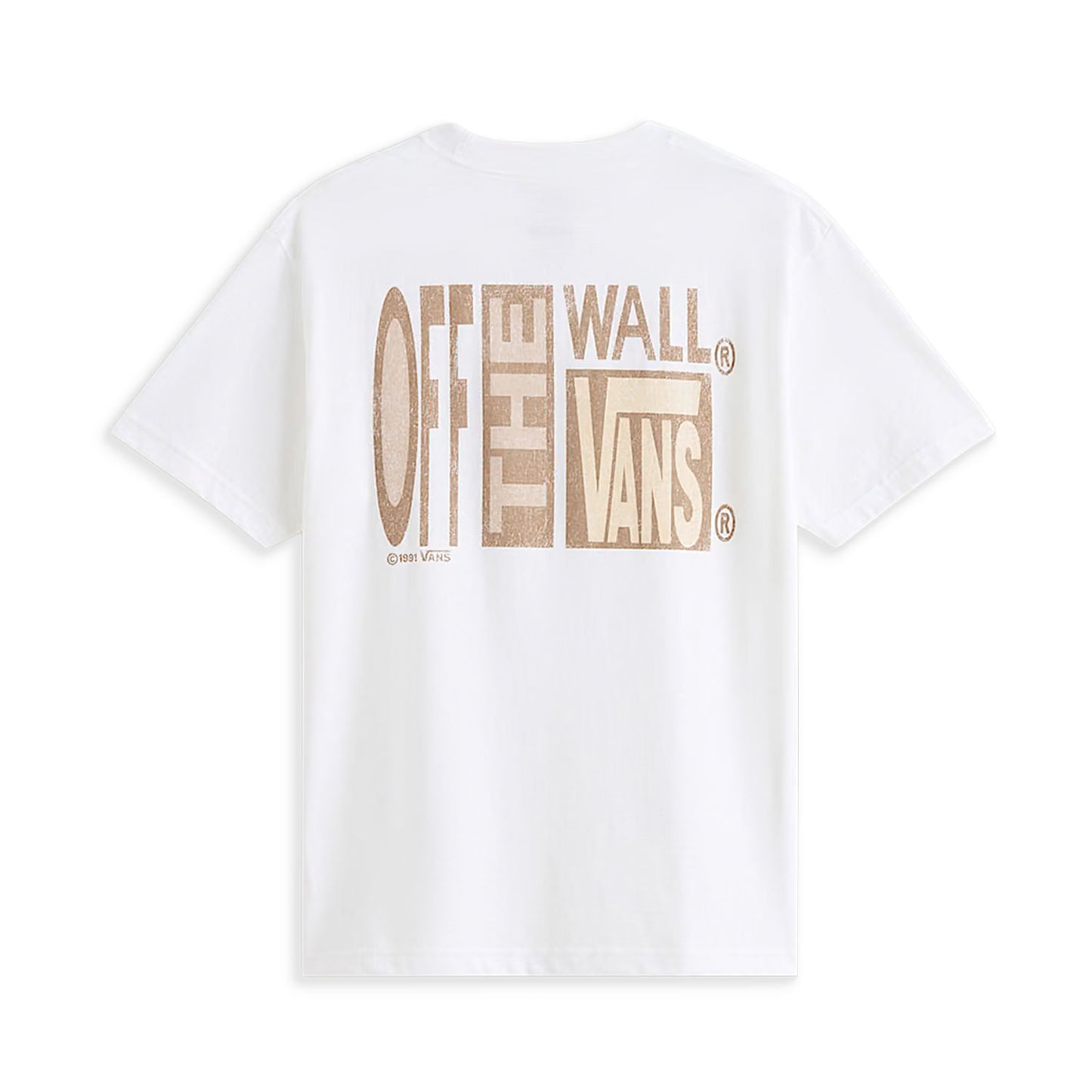 Vans Stretch Stack Crackle SS Tee White  - VN000SWEWHT1