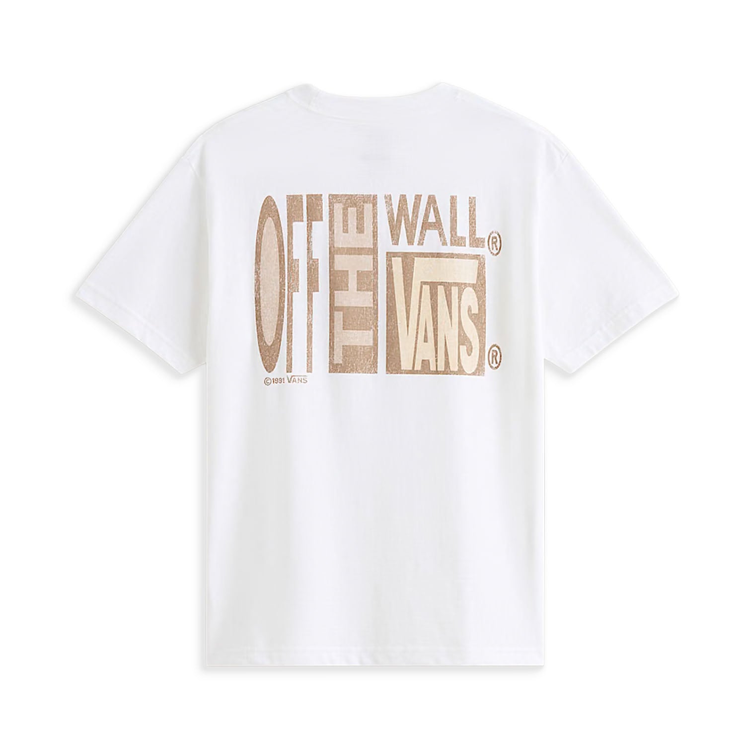 Vans Stretch Stack Crackle SS Tee White  - VN000SWEWHT1