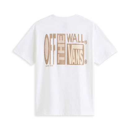 Vans Stretch Stack Crackle SS Tee White  - VN000SWEWHT1