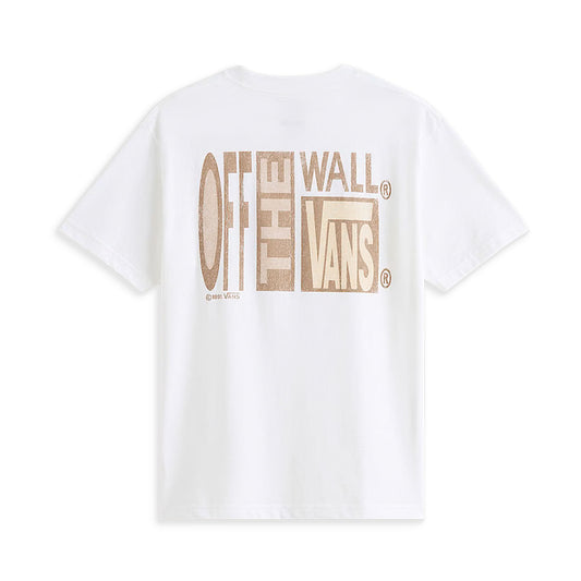 Vans Stretch Stack Crackle SS Tee White  - VN000SWEWHT1