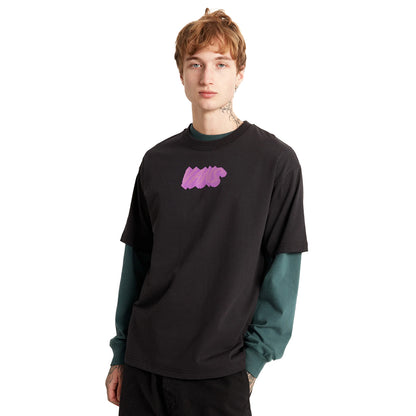 Vans Stone Swirl Loose SS Tee Black  - VN000VY1BLK1
