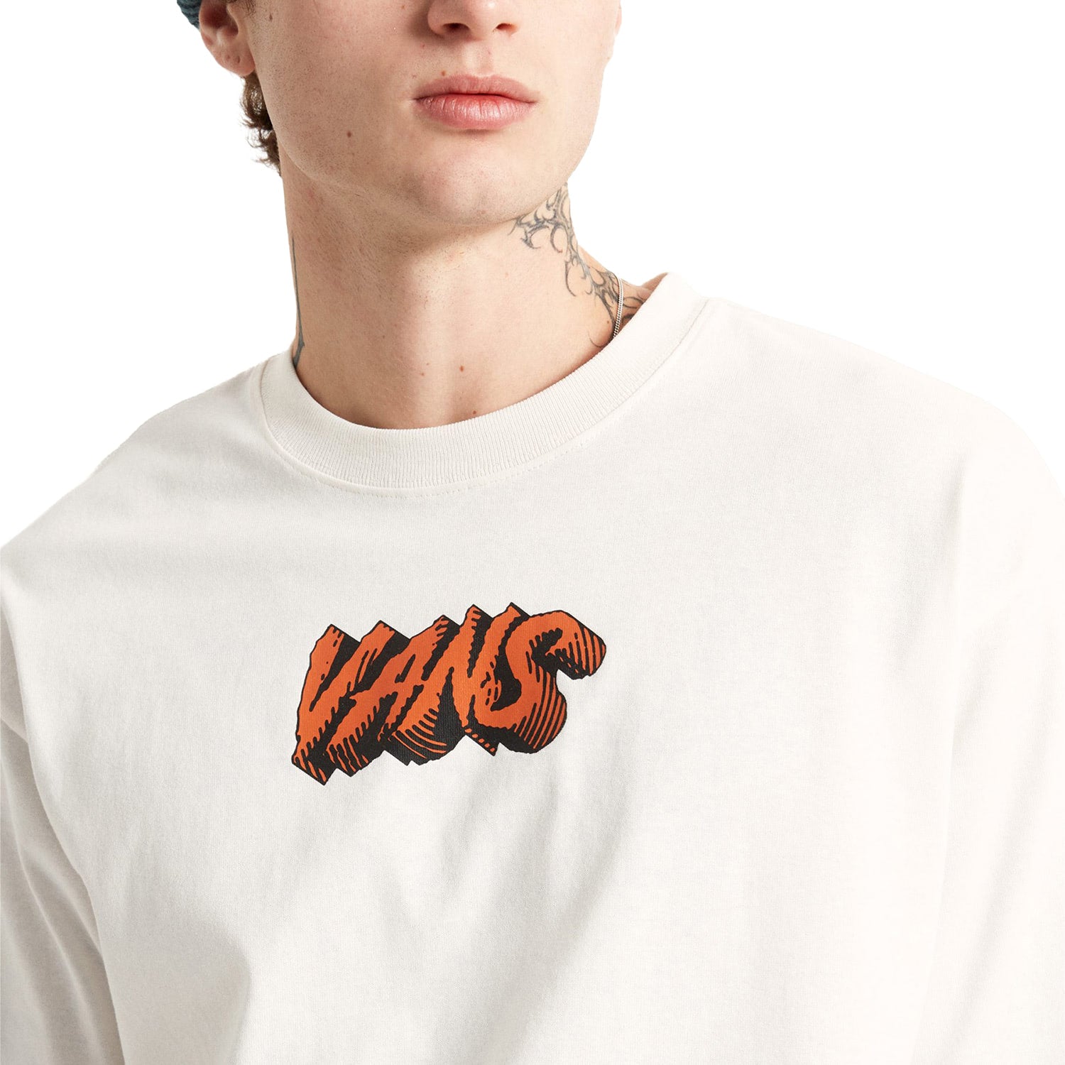 Vans Stone Swirl Loose SS Tee Egret  - VN000VY1C9F1