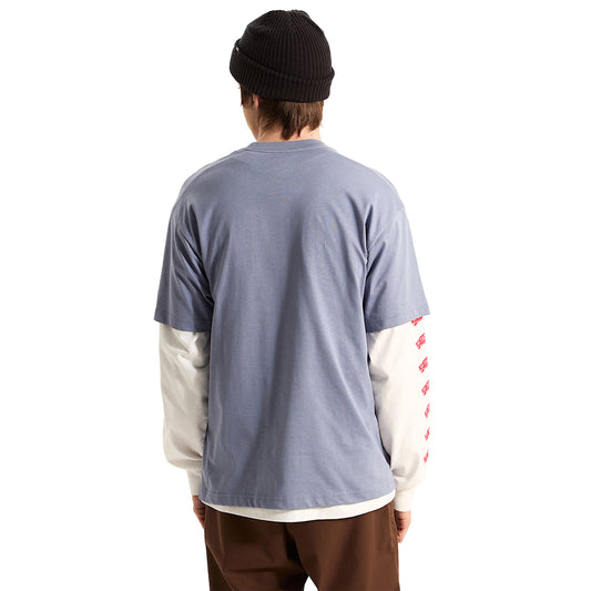 Vans Vans Graff Loose SS Tee Glacial Slate  - VN000VYBFOI1