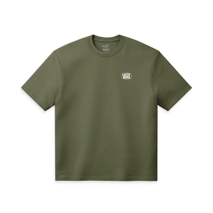 Vans Oval Logo Loose SS Tee Green Balsam  - VN0010FEGRK1