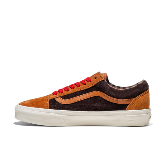 Vans Old Skool Pig Suede Plaid Glazed Ginger  - VN0A2Z42N1Z1