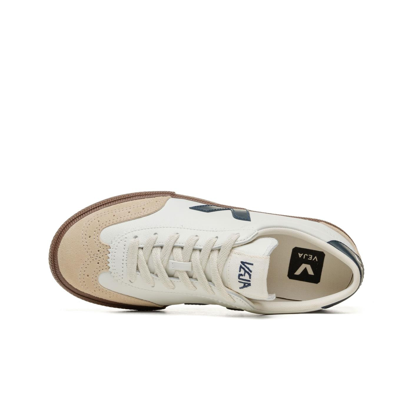 Veja Volley O.T. Leather White/Nautico/Bark  - VO2003531