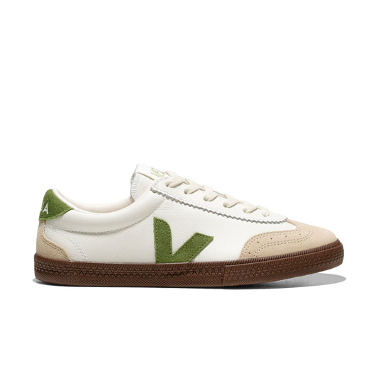 Veja Volley O.T. Leather White/Kiwi/Bark