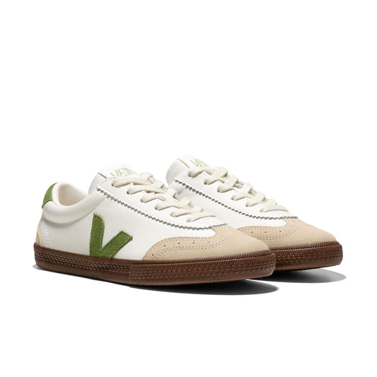 Veja Volley O.T. Leather White/Kiwi/Bark