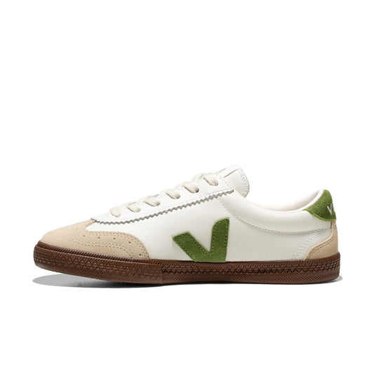 Veja Volley O.T. Leather White/Kiwi/Bark