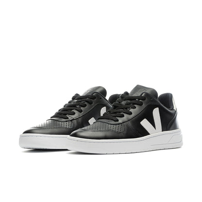 Veja V-10 Leather Black/White/White-Sole  - VX022268
