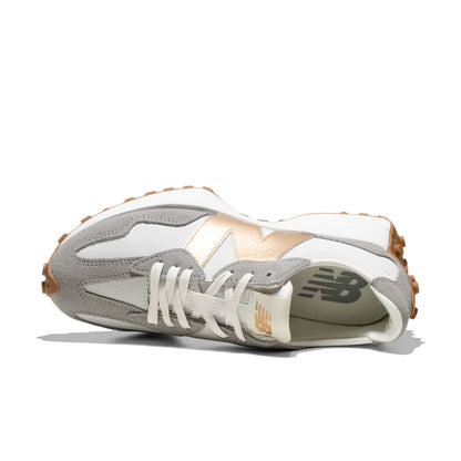 New Balance 327 Grey Matter/Gold Metallic  - W3279NT
