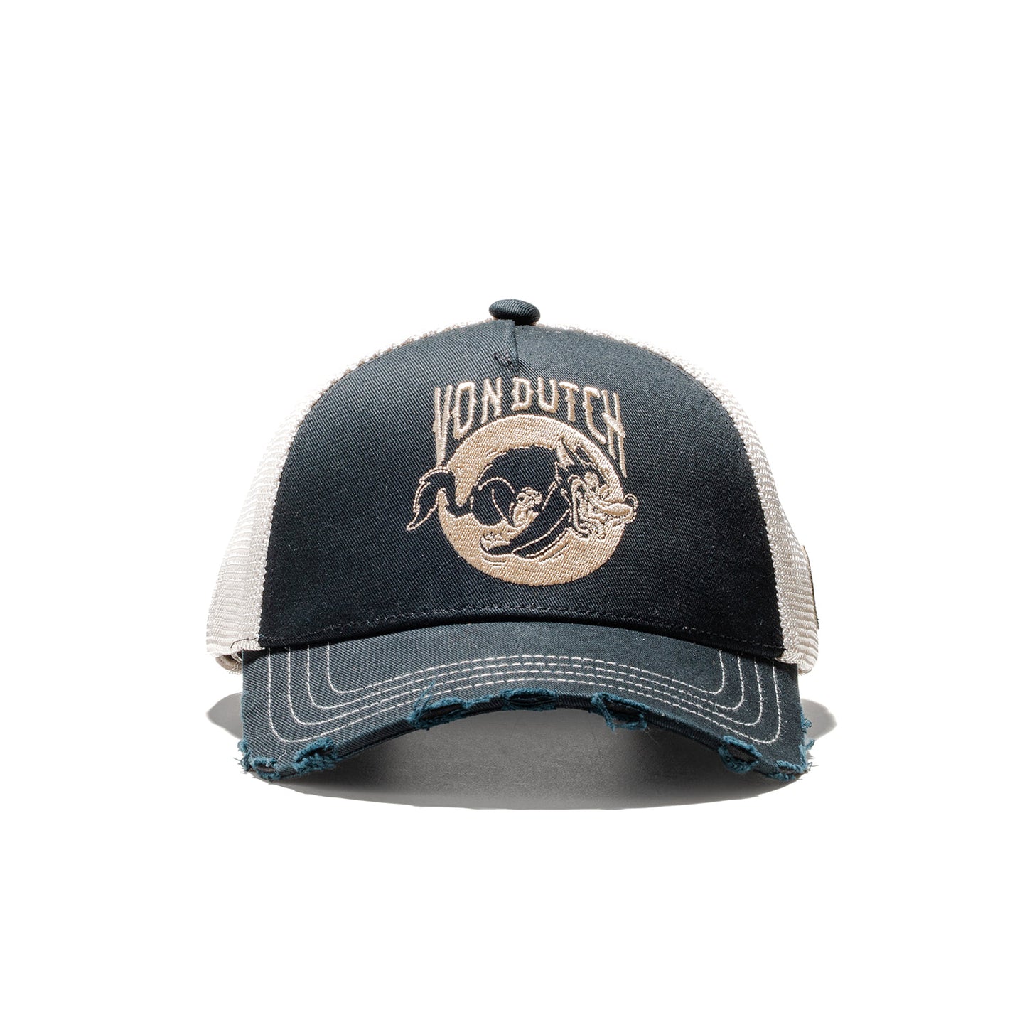 Von Dutch Trucker Cap Black/Off White  - WILD06