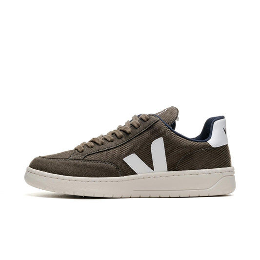 Veja V-12 B-Mesh Olive/White