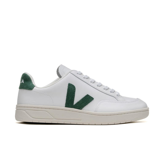 Veja V-12 Leather Extra-White/Cyprus  - XD0202336