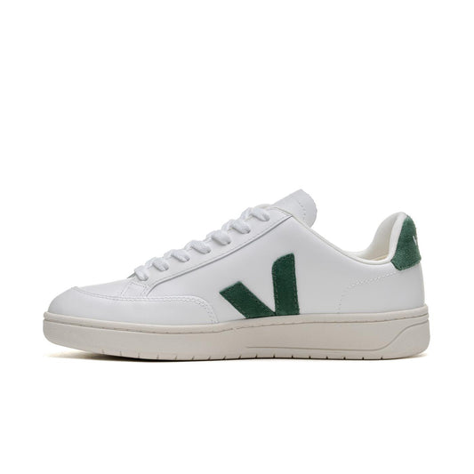 Veja V-12 Leather Extra-White/Cyprus  - XD0202336