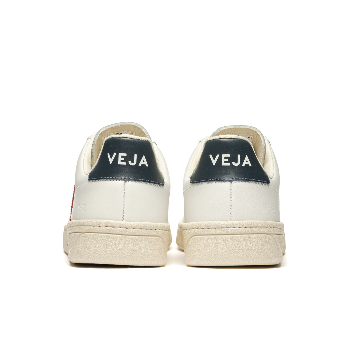 Veja V-12 Leather Extra White/Marsala-Nautico