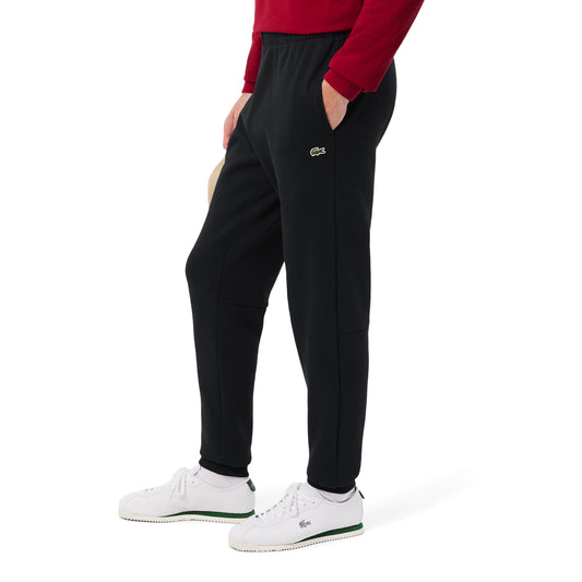 Lacoste Tapered Fit Fleece Sweatpants Black