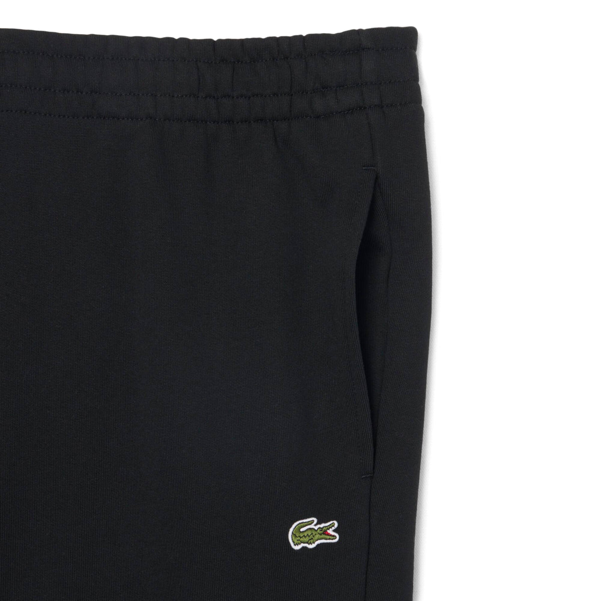 Lacoste Tapered Fit Fleece Sweatpants Black