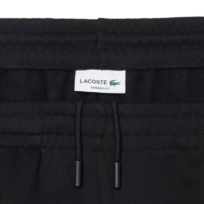 Lacoste Tapered Fit Fleece Sweatpants Black