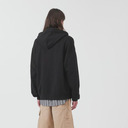 Carhartt WIP Hooded WIP Label Sweat Jacket Black